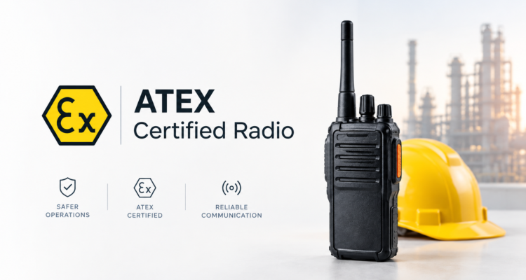 ATEX certified radio